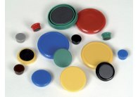 Magnety - průměr 24 mm/ žluté/ 10 ks Magnety - průměr 24 mm/ žluté/ 10 ks