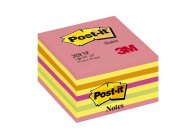 Samolepicí bločky Post-it kostky - růžová, žlutá, oranžová, zelená / 450 lístků Samolepicí bločky Post-it kostky - růžová, žlutá, oranžová, zelená / 450 lístků