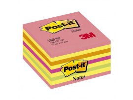 Samolepicí bločky Post-it kostky - růžová, žlutá, oranžová, zelená / 450 lístků Samolepicí bločky Post-it kostky - růžová, žlutá, oranžová, zelená / 450 lístků