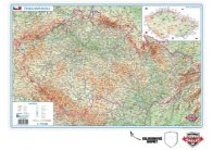 Pracovní podložky dekorované - jednostranná / mapa Česká republika