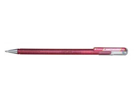Gelové pero Pentel K 110 metalické dvoubarevné - růžová / metalická růžová Gelové pero Pentel K 110 metalické dvoubarevné - růžová / metalická růžová