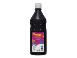 Prstové barvy JOVI v láhvi - 750 ml / černá