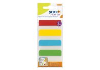 Samolepicí záložky Stick´n by Hopax plastové - 38 x 51 mm / 4 x 6 záložek Samolepicí záložky Stick´n by Hopax plastové - 38 x 51 mm / 4 x 6 záložek