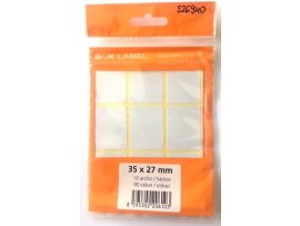 Samolepicí etikety v sáčku - 35 x 27 mm / 90 etiket Samolepicí etikety v sáčku - 35 x 27 mm / 90 etiket