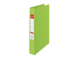 Pořadač Esselte A4 kroužkový celoplastový 4 - kroužek 4,2 cm / zelená Pořadač Esselte A4 kroužkový celoplastový 4 - kroužek 4,2 cm / zelená