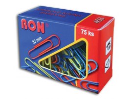 Dopisní spony RON barevné - 32 mm / 75 ks Dopisní spony RON barevné - 32 mm / 75 ks
