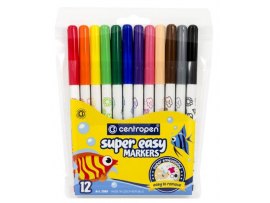 Popisovače Centropen 2580/12 Super easy 12 ks smývatelné