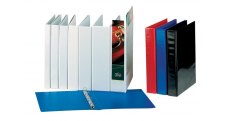Pořadač Esselte A4 kroužkový prezentační 4 - kroužek 3,8 cm / bílá