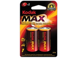 Baterie Kodak alkalické - baterie mono článek malý R14 / 2ks Baterie Kodak alkalické - baterie mono článek malý R14 / 2ks