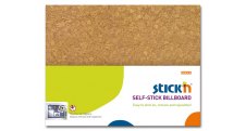 Nástěnka samolepicí Stick´n by Hopax - design korek / hnědá