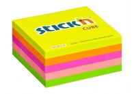 Samolepicí bločky Stick´n by Hopax - 76 x 76 mm / 400 lístků / neonové barvy