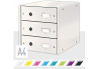 Zásuvkový box Leitz Click & Store - 3 zásuvky / bílá Zásuvkový box Leitz Click & Store - 3 zásuvky / bílá