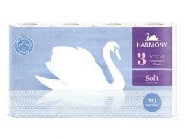 Harmony Soft toaletní papír 3-vrstvý 8ks
