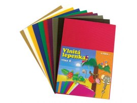 Lepenka dekorativní - rovná / barevný mix