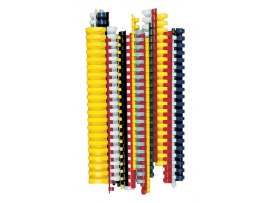 Hřbety pro kroužkovou vazbu - 10 mm / modrá / 100 ks Hřbety pro kroužkovou vazbu - 10 mm / modrá / 100 ks