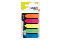 Samolepicí záložky Stick´n by Hopax plastové - 12 x 42 mm / 5 x 25 lístků / neonové šipky Samolepicí záložky Stick´n by Hopax plastové - 12 x 42 mm / 5 x 25 lístků / neonové šipky