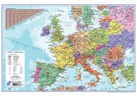 Pracovní podložky dekorované - jednostranná / mapa Evropa Pracovní podložky dekorované - jednostranná / mapa Evropa