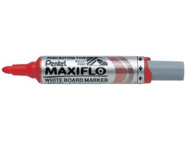 Popisovač Pentel MAXIFLO MWL5M - červená Popisovač Pentel MAXIFLO MWL5M - červená