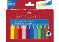 Voskové pastelky trojboké Faber Castell - 12 barev Voskové pastelky trojboké Faber Castell - 12 barev