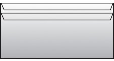 Obálky DL recyklované samolepicí - 1000 ks