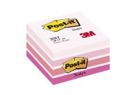 Samolepicí bločky Post-it kostky - růžové odstíny / 450 lístků