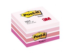 Samolepicí bločky Post-it kostky - růžové odstíny / 450 lístků